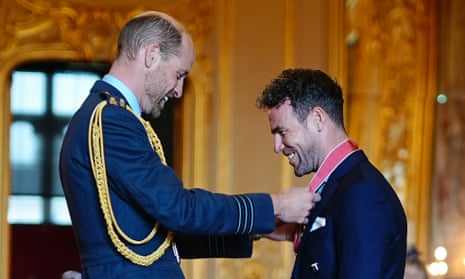 Sir Mark Cavendish is made a Knight Commander