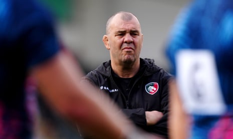 Leicester Tigers' head coach Michael Cheika