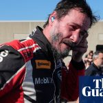 Keanu Reeves spins out at Indianapolis Motor Speedway in pro racing debut