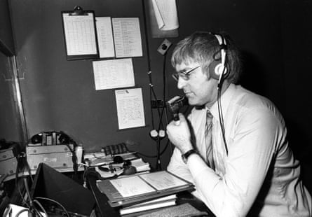 Various - 1980sMandatory Credit: Photo by David Muscroft/Shutterstock (1540515l) BBC Commentator Clive Everton Various - 1980s