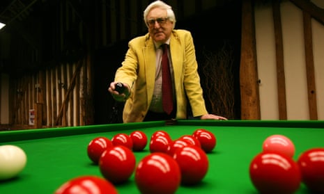 Clive Everton, snooker commentator. For Sport