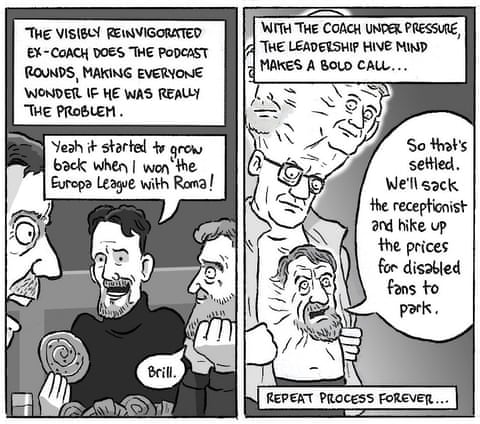 David Squires on … the never-ending Manchester United process cycle, panel 8