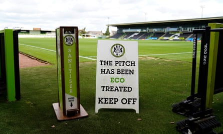 Forest Green Rovers’ pitch