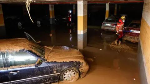 EPA firefighters search underground parking in Sedavi