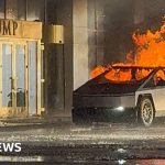 Police probe if blast at Trump hotel is linked to New Orleans attack
