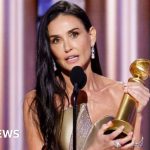 Demi Moore leaps ahead in Oscar race after Globes win